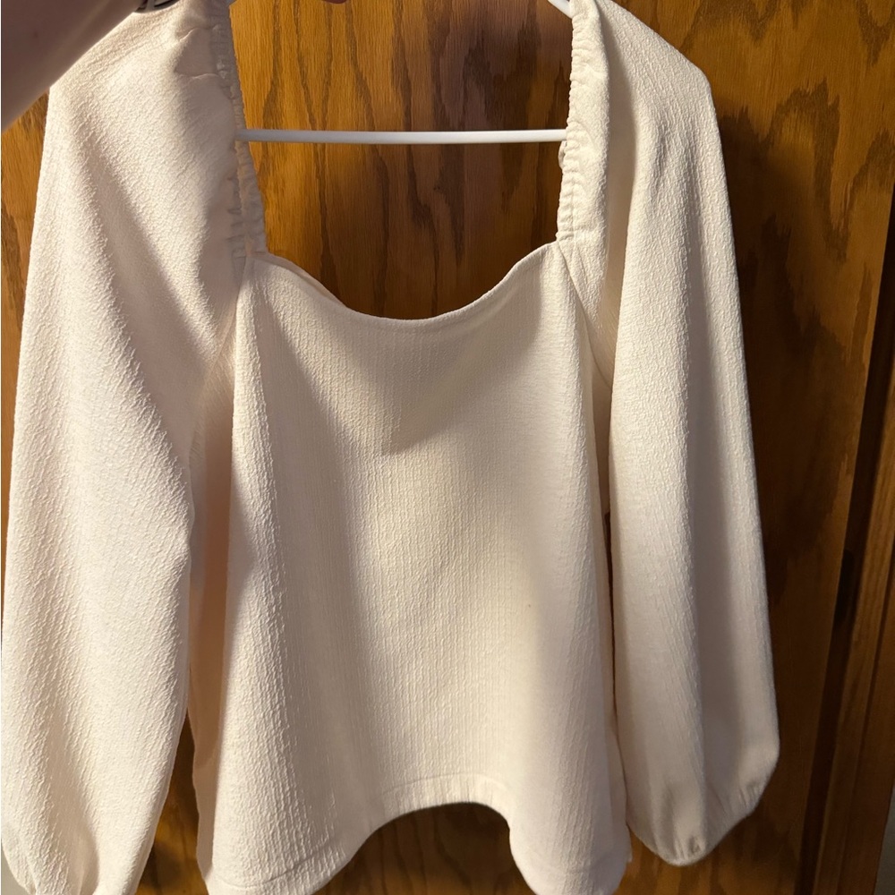 Madewell Cream Blouse